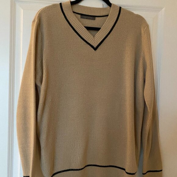 SUZY SHIER Chunky Knit V-Neckline Long Sleeves Sweater Size XL EUC - Picture 2 of 5